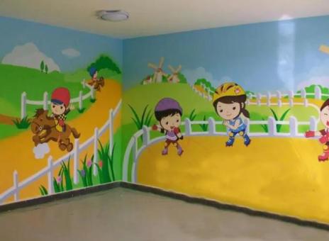郑州幼儿园墙体彩绘制作流程及注意事项